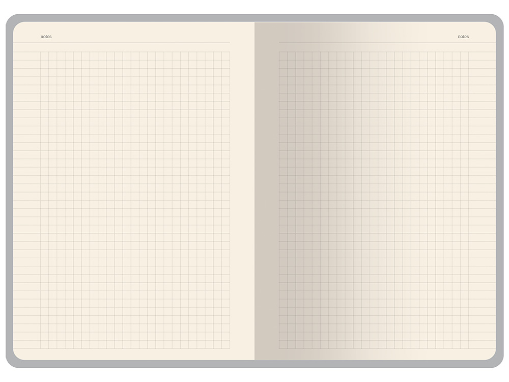 Бизнес-тетрадь А5 Pragmatic Contrast, 40 листов в клетку, фиолетовый с салатовым срезом