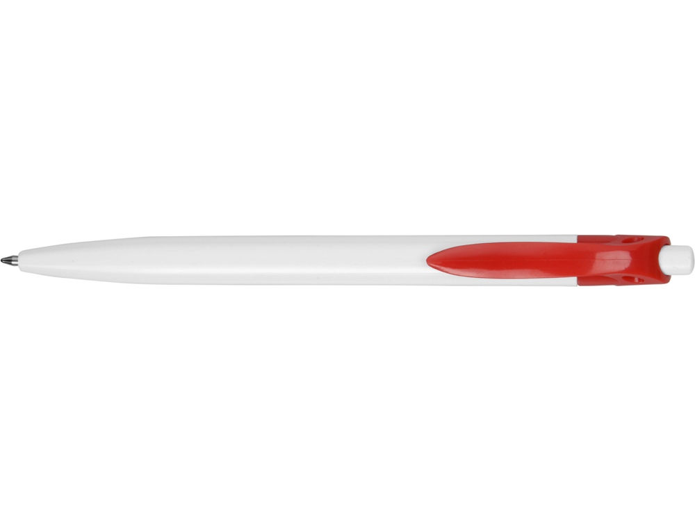 Ручка шариковая Какаду, белый/красный