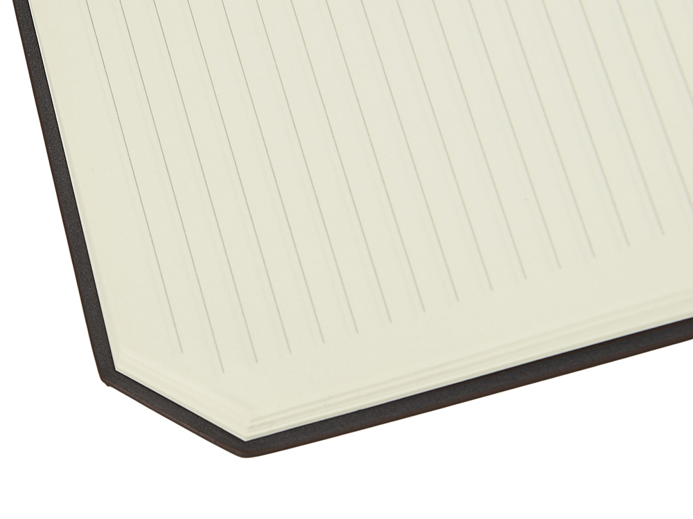 Блокнот А5 в гибкой обложке Chaplin, шоколадный