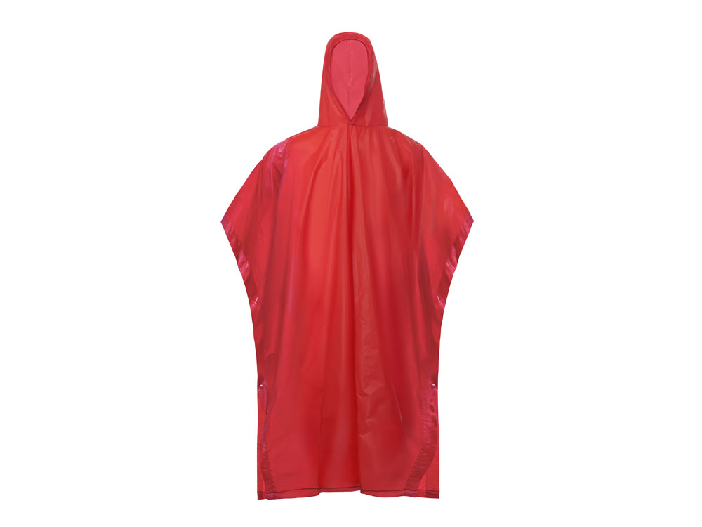 Пончо Hawaii c чехлом унисекс, красный