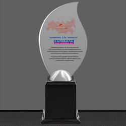 Акриловая награда с УФ печать