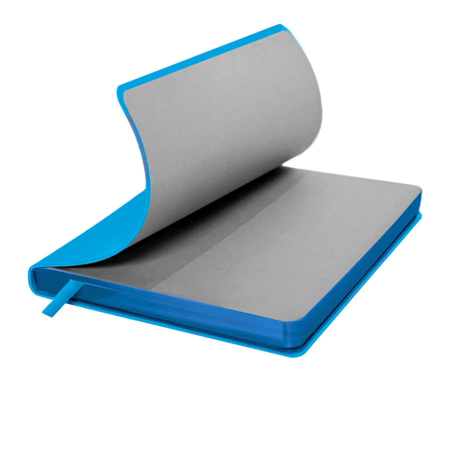 Ежедневник недатированный Pulpy, А5,  лазурный, кремовый блок в линейку, лазурный срез