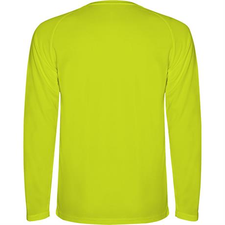 Спортивная футболка MONTECARLO L/S мужская, ФЛУОРЕСЦЕНТНЫЙ ЖЕЛТЫЙ XL