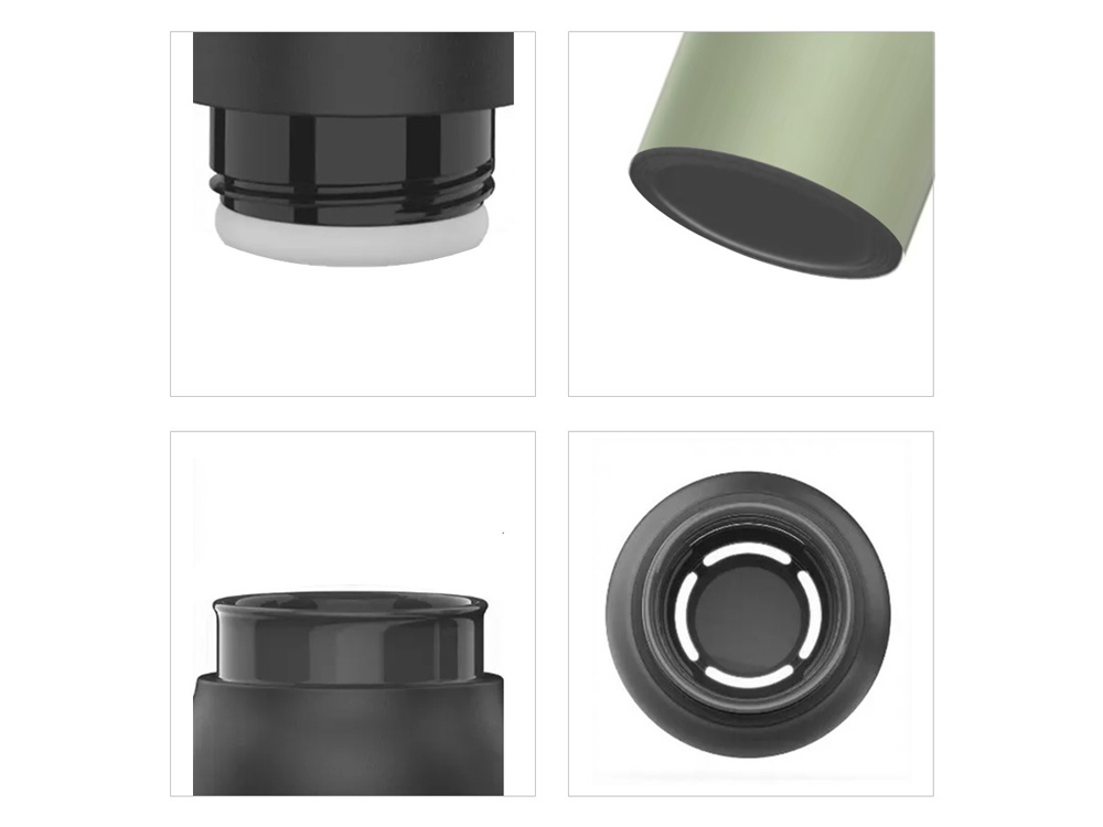 Термос из нерж. стали тм THERMOcafe TCSB-600SY (GR) 0,6L