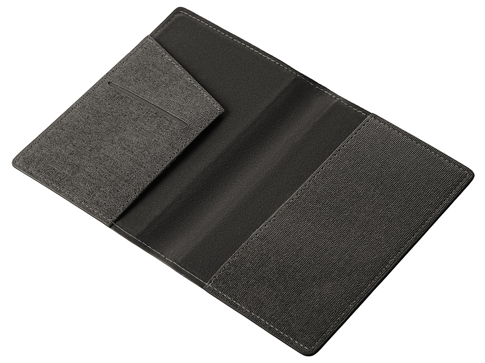 Подарочный набор Consul: обложка для паспорта и картхолдер, серый