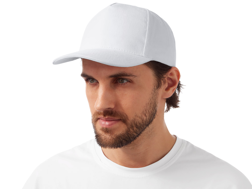 Бейсболка Florida 5-ти панельная, белый