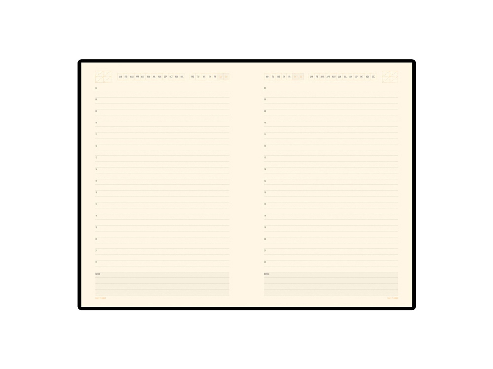 Ежедневник А5 недатированный Monaco, коричневый