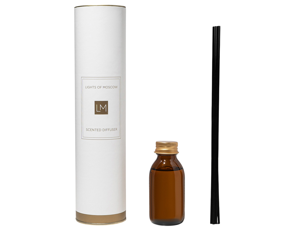 Ароматический диффузор с палочками, Африка: бергамот и жасмин, мускус, 100 мл (без лого LM)