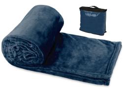 Плед Тедди, темно-синий