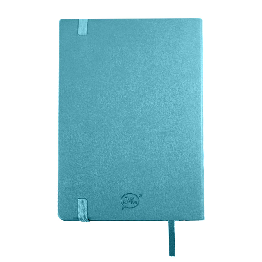 Бизнес-блокнот "RILY", формат А5, бирюзовый, блок в точку Бизнес-блокнот "RILY", формат А5, бирюзовый, блок в точку