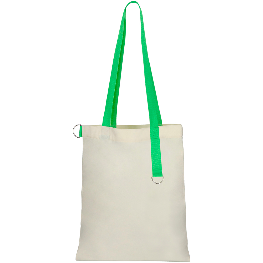Сумка для покупок White GLOW 325 г/м², зелёная