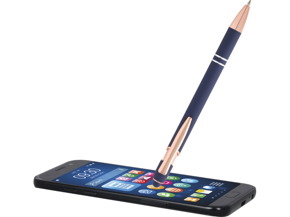 Nanna шариковая ручка с отделкой из розового золота - Синий (синие чернила)