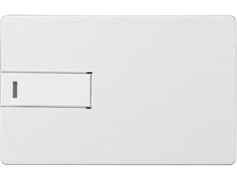 Флеш-карта USB 2.0 16 Gb в виде металлической карты Card Metal, серебристый Флеш-карта USB 2.0 16 Gb в виде металлической карты Card Metal, серебристый