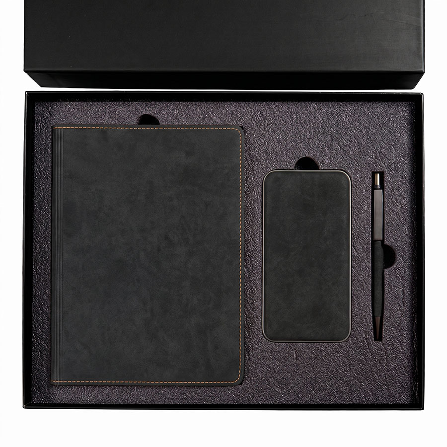 Набор подарочный  EMBER: ежедневник и power bank в коробке  с ложементом