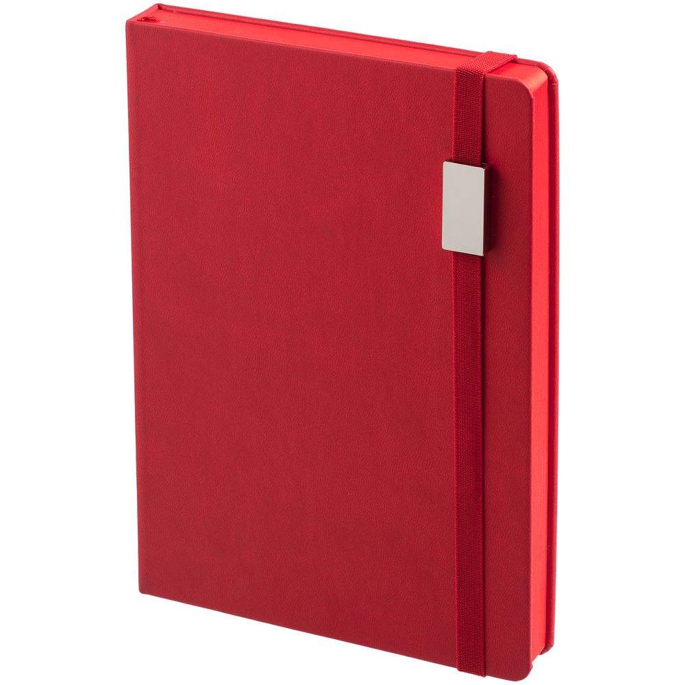 Ежедневник New Factor Metal, красный Ежедневник New Factor Metal, красный