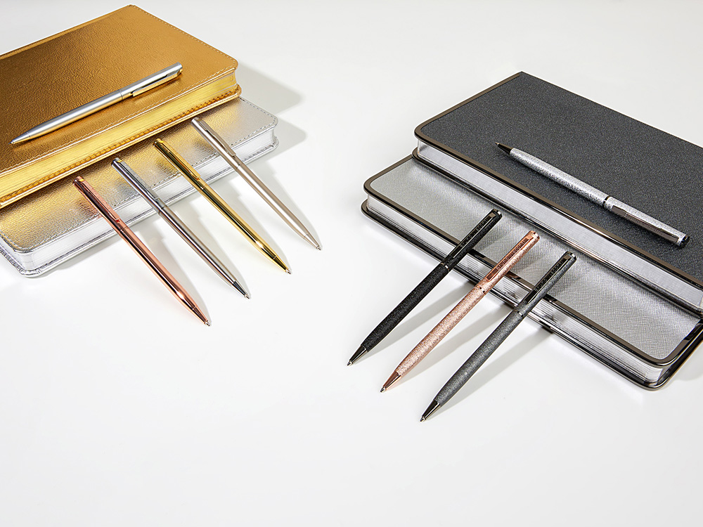 Ручка шариковая автоматическая BrunoVisconti® PALERMO цвет корпуса стальной, 0.7 мм