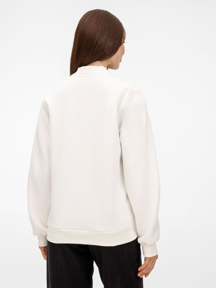 Бомбер унисекс Estado, молочно-белый Бомбер унисекс Estado, молочно-белый