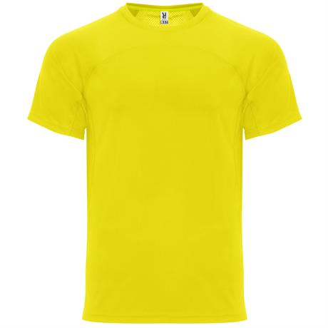 Спортивная футболка MONACO унисекс, ЖЕЛТЫЙ S