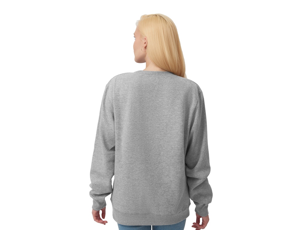 Свитшот Lisbon унисекс, серый меланж