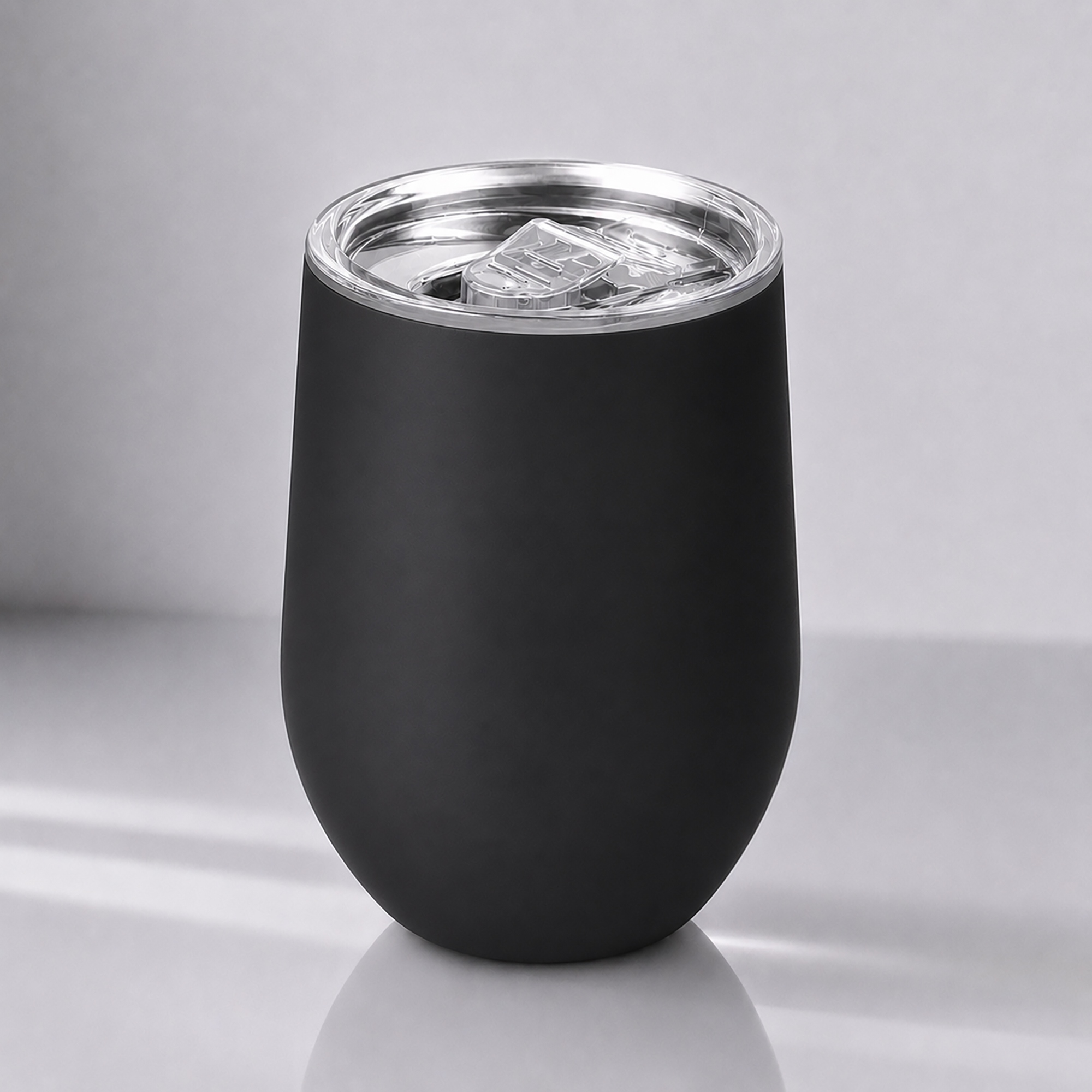 Термокружка Sense Gum, soft-touch, непротекаемая крышка, 370мл, черный