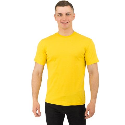 Футболка Star, мужская (желтый, 3XL)