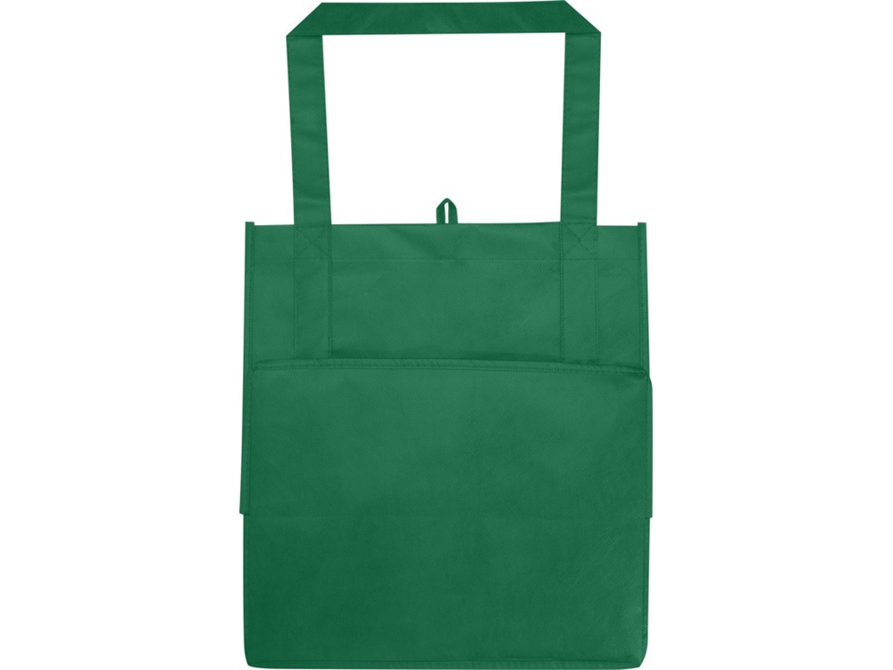 Liberty эко-сумка с прочным днищем объемом 6 л из нетканого материала, переработанного по стандарту GRS, зеленый