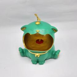 Статуэтка хранитель Кот большой, изумруд Статуэтка хранитель Кот большой, изумруд