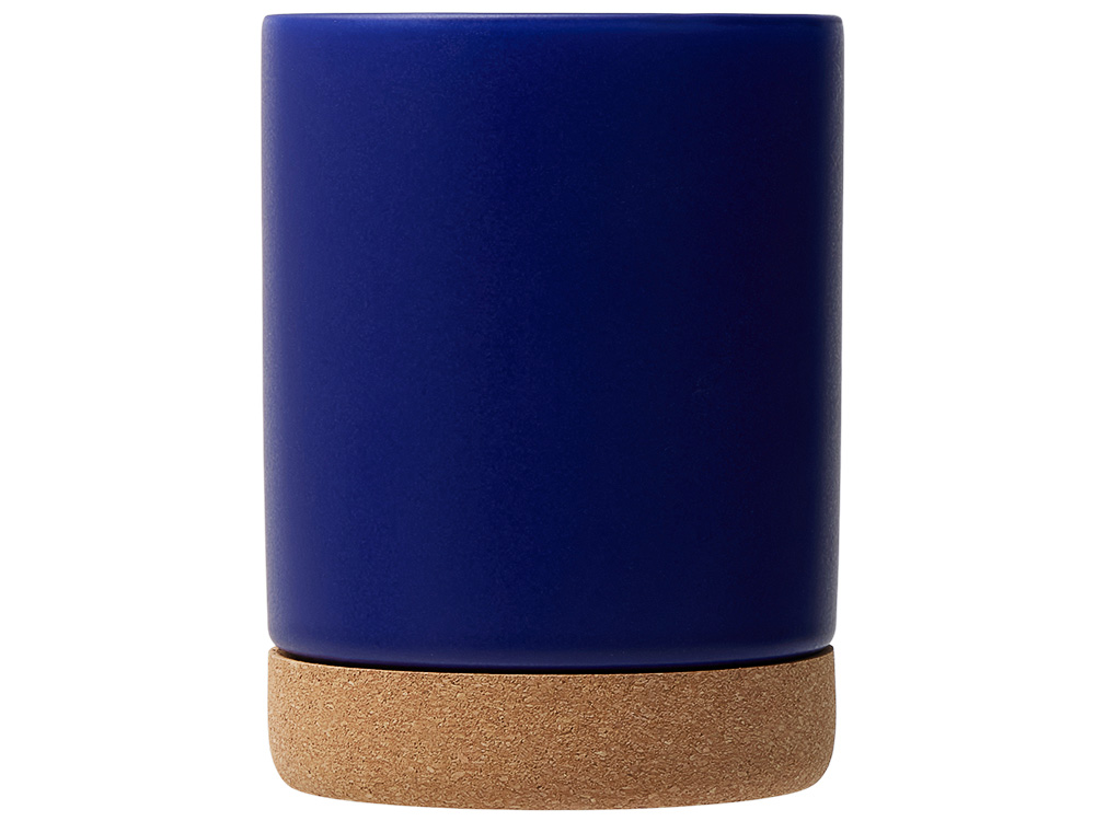 Кружка 450 мл с пробковым дном Корк & Бон, глубокий синий
