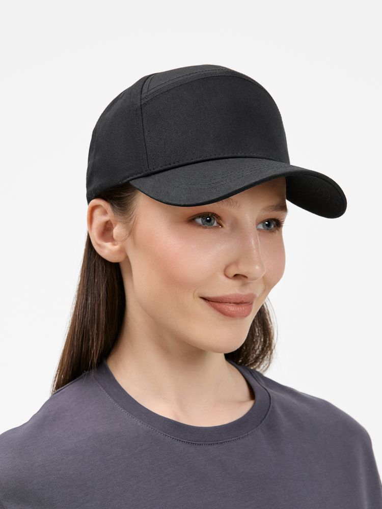 Бейсболка Settaro, черная Бейсболка Settaro, черная