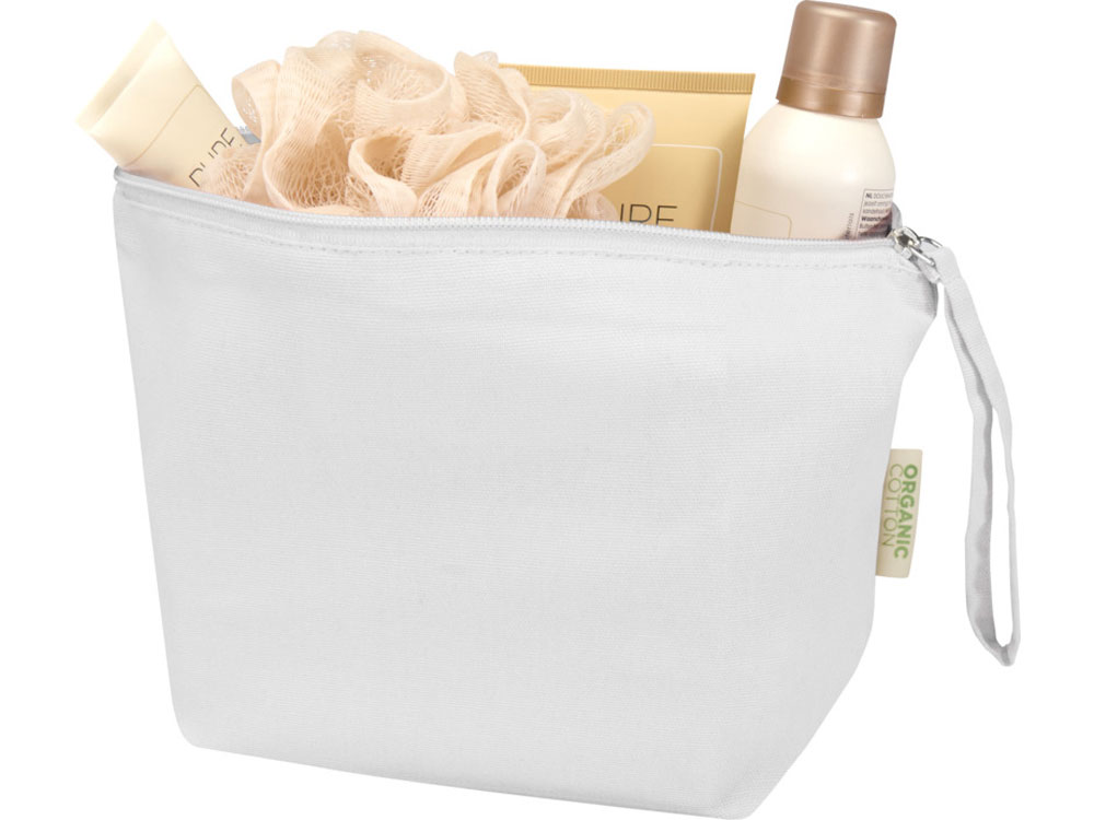 Косметичка Odisha из органического материала OCS, 180 г/м², 3 л, белый