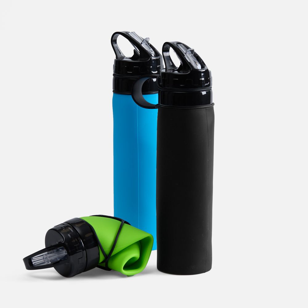 Складная бутылка для воды Langfossen, голубая