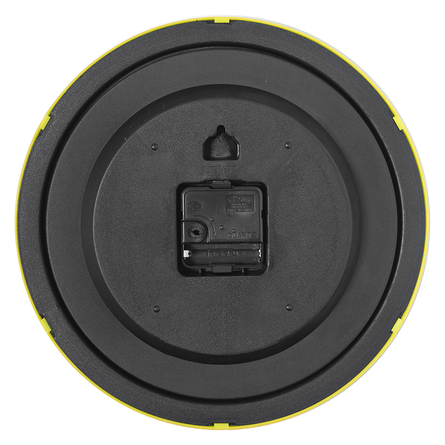 Часы настенные "ПРОМО" разборные; желтый,  D28,5 см; пластик