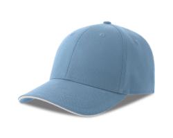 Бейсболка LIBERTY SANDWICH-S 270, 6 клиньев, металлическая застежка