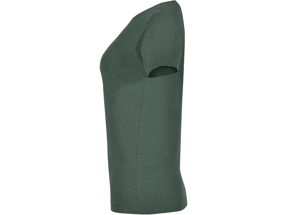 Футболка Fox женская, меланжевый бутылочно-зеленый