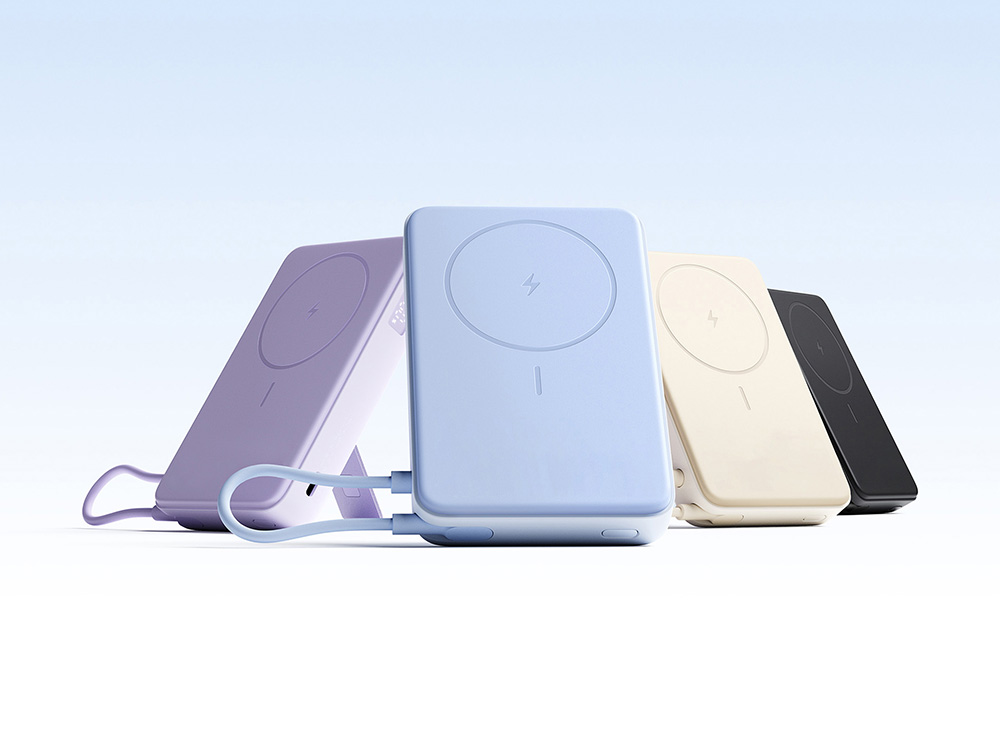 Внешний аккумулятор Xiaomi Magnetic Power Bank 10000 with Built-in Stand Purple Внешний аккумулятор Xiaomi Magnetic Power Bank 10000 with Built-in Stand Purple