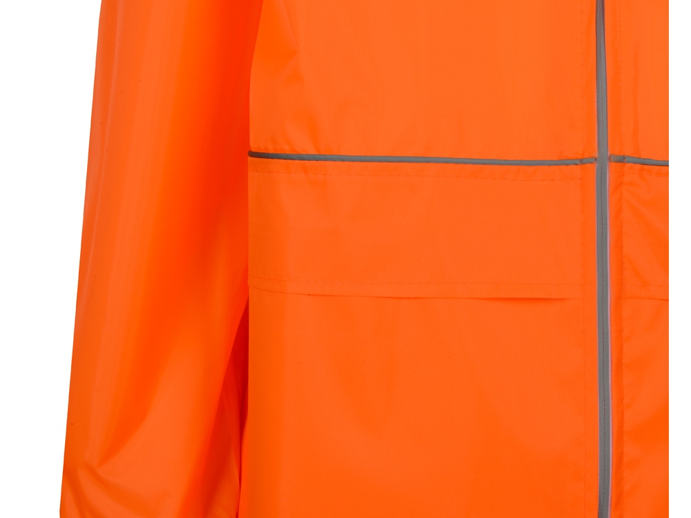 Дождевик Sunshine со светоотражающими кантами, оранжевый, размер  XS/S