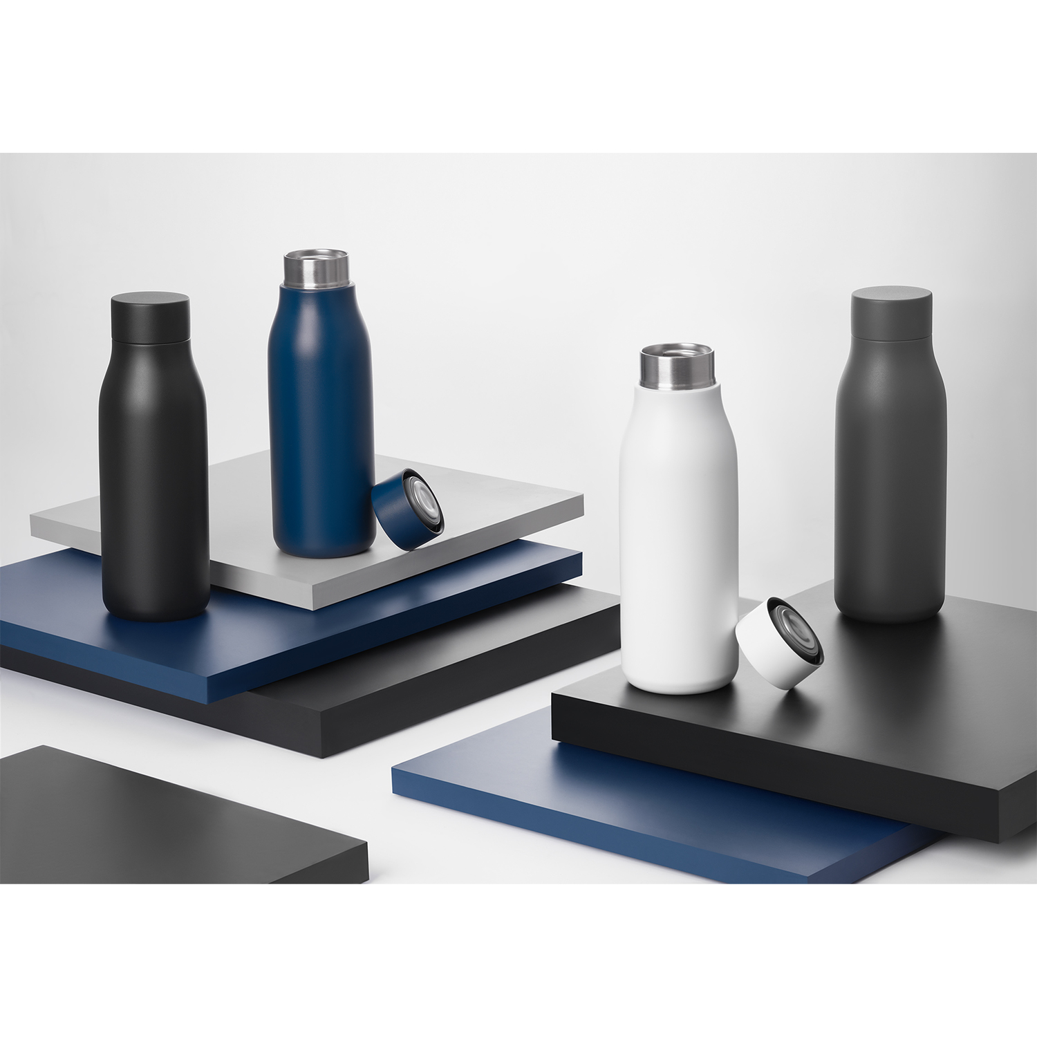 Термобутылка вакуумная герметичная Севилла (Sevilla), серая