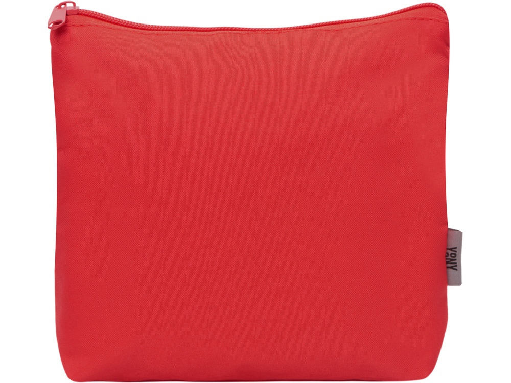 Органайзер для электроники и проводов Amalia из полиэстера 300D с подкладкой, красный