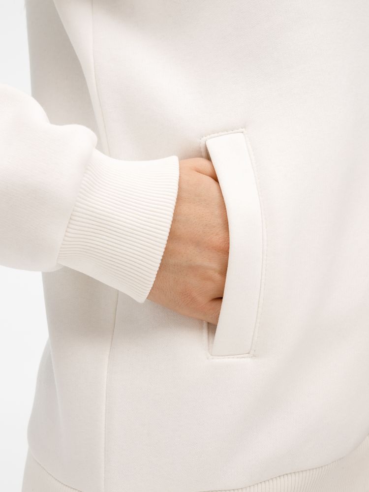 Бомбер унисекс AtmosWear, молочно-белый Бомбер унисекс AtmosWear, молочно-белый