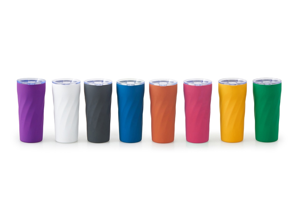 Подарочный набор FAMILY с термосом и термокружкой, темно-зеленый