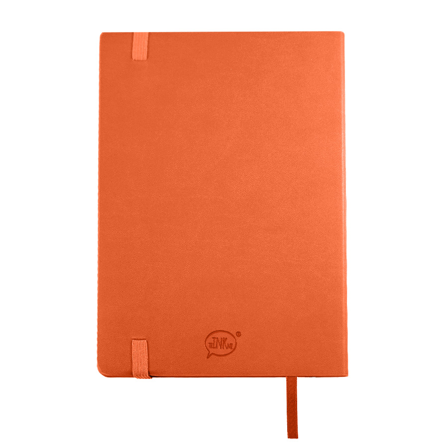 Бизнес-блокнот "RILY", формат А5, оранжевый, блок в точку Бизнес-блокнот "RILY", формат А5, оранжевый, блок в точку