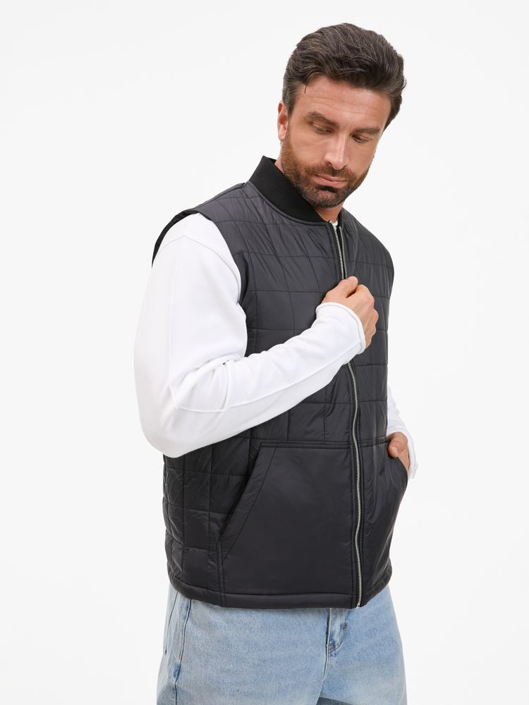 Жилет унисекс Warmbridge, черный