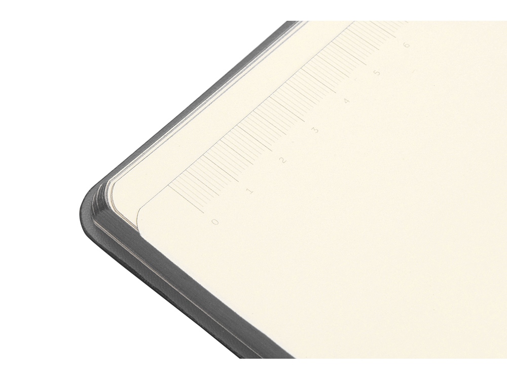 Блокнот Notepeno 130x205 мм с тонированными линованными страницами, серый (Р)