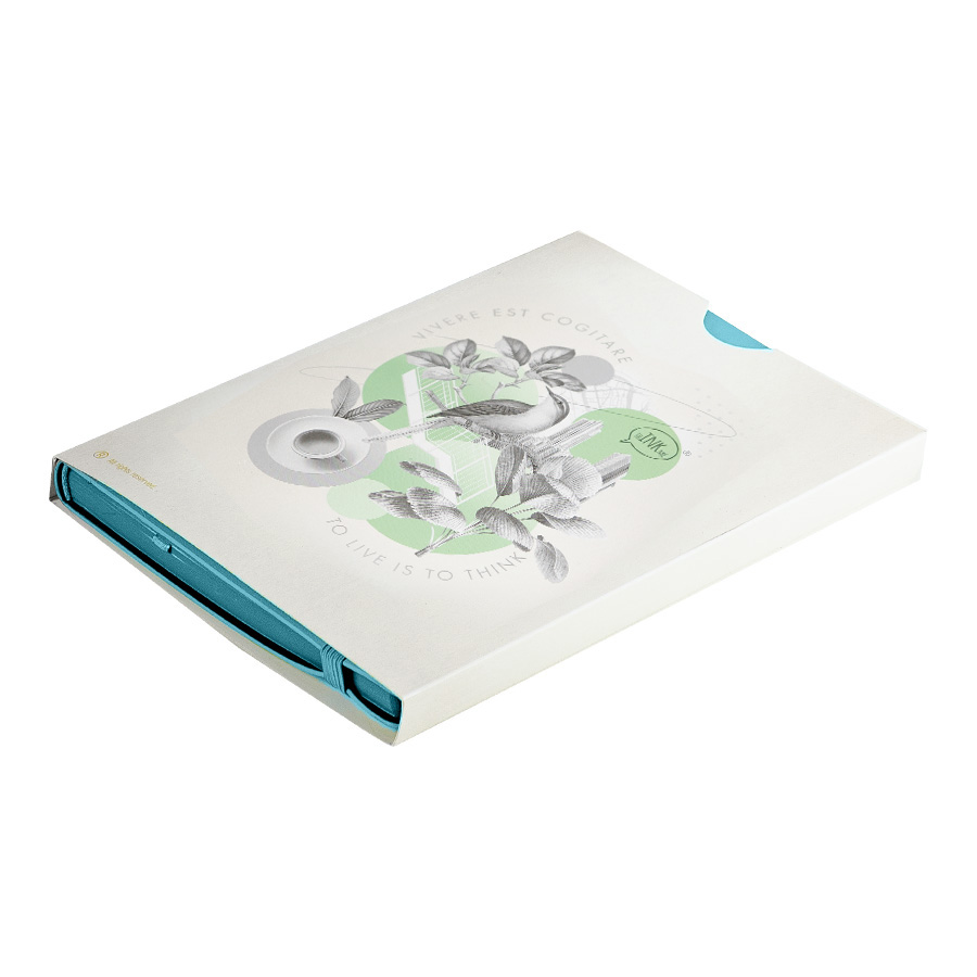 Бизнес-блокнот "RILY", формат А5, бирюзовый, блок в точку Бизнес-блокнот "RILY", формат А5, бирюзовый, блок в точку