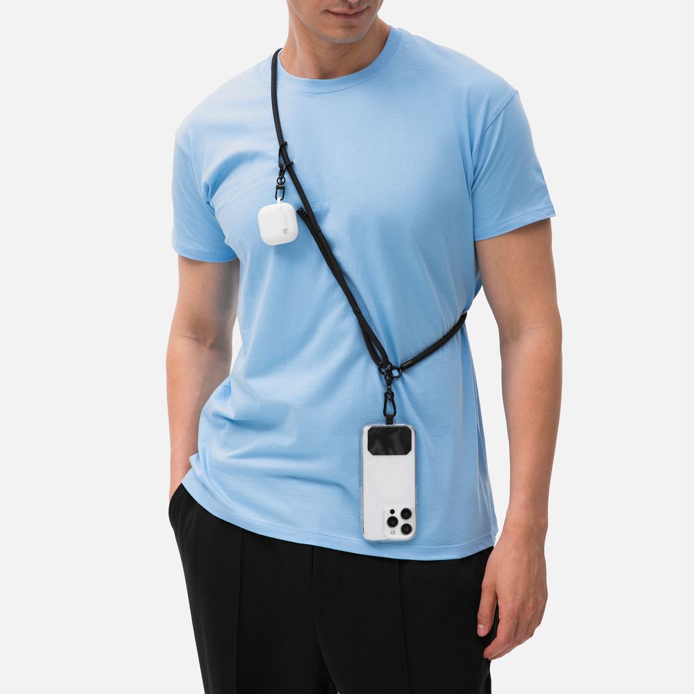 Шнурок для телефона OmniHold, черный Шнурок для телефона OmniHold, черный