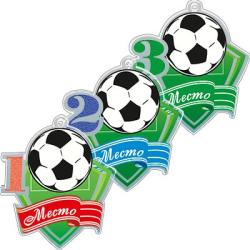 Акриловая медаль Футбол 3 Место