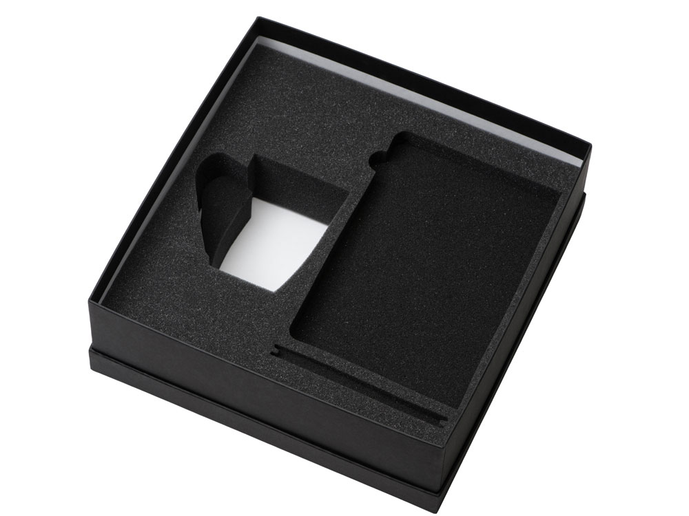 Подарочный набор с блокнотом С3, металлической ручкой и кружкой, черный