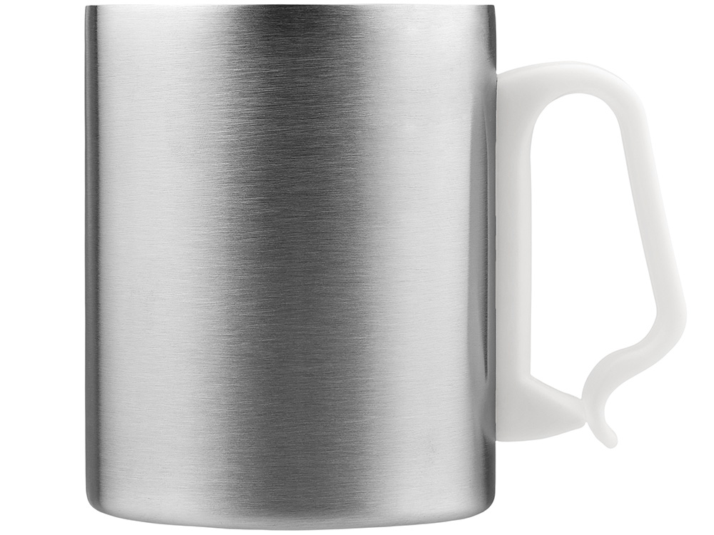 Стальная кружка с двойными стенками Climber Max, 450 мл, белый