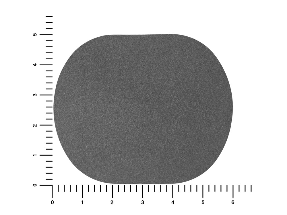 ПАТЧ ОВАЛ nubuk (серый) 6,0 х 5,0 см
