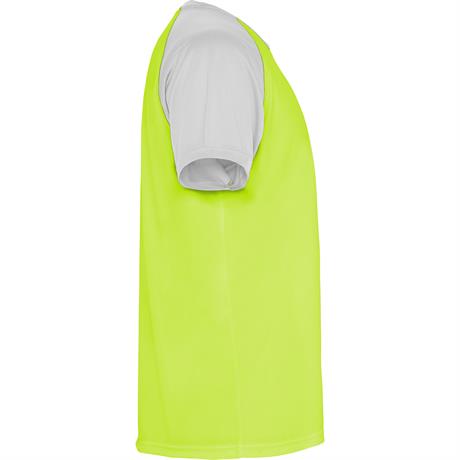 Спортивная футболка INDIANAPOLIS мужская, ФЛУОРЕСЦЕНТНЫЙ ЗЕЛЕНЫЙ/БЕЛЫЙ S